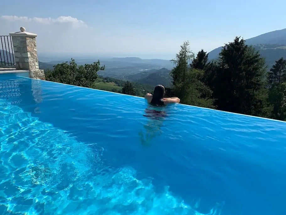 Villa Manerba: Vista Lago E Piscina Privata Spiazzi Di Caprino